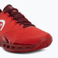 Men's tennis shoes HEAD Revolt Pro 5.0 Clay red/dark red 7