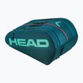 Padel bag HEAD Tour Padel Bag L 40 l green/orange