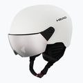 Children's ski helmet HEAD Yuki Visor Jr marshmallow/silver/red