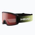 Children's ski goggles HEAD Contex Yuki Jr red/lime