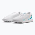 Men's football boots Nike Phantom 6 Low Academy TF white/white/dusty cactus 3