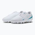 Men's football boots Nike Phantom 6 Low Academy FG/MG white/white/dusty cactus 3