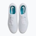 Men's football boots Nike Phantom 6 Low Academy FG/MG white/white/dusty cactus 4