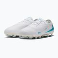 Men's football boots Nike Phantom 6 Low Pro FG white/white/dusty cactus 3