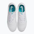 Men's football boots Nike Phantom 6 Low Pro FG white/white/dusty cactus 4