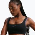 Training bra Nike One Light Support black/thunder grey/white 4