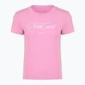 Women's tennis T-shirt Nike Court Heritage light magenta/pink foam 6