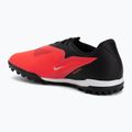 Men's football boots Nike Phantom 6 Low Academy bright crimson/black/blur 3
