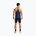 Men's running T-shirt Nike AeroSwift Dri-Fit ADV Singlet citron pulse/lapis/bright crimson 3