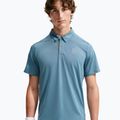Men's tennis polo shirt Nike Court Dri-Fit Advantage smokey blue/white 4
