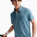 Men's tennis polo shirt Nike Court Dri-Fit Advantage smokey blue/white 6