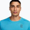 Men's T-shirt Nike Court Dri-Fit Advantage baltic blue/black 3