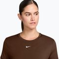 Women's T-shirt Nike One Classic Dri-Fit SS cacao wow/white 3