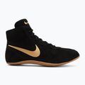 Wrestling shoes Nike Footsweep 2 black/metallic gold/gum light brown 2