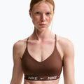 Women's sports bra Nike Dri-Fit Indy Light Support cacao wow 4