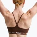 Women's sports bra Nike Dri-Fit Indy Light Support cacao wow 5