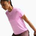 Women's training shirt Nike One Classic pink rise/white 5