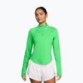 Women's running longsleeve Nike Tempo Swoosh Run Dri-Fit 1/4-Zip illusion green/white