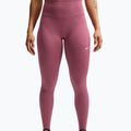 Women's leggings Nike One Seamless Front pink smoke/white 3