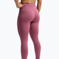 Women's leggings Nike One Seamless Front pink smoke/white 4
