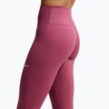 Women's leggings Nike One pink smoke/white 5