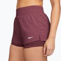 Women's training shorts Nike One pink smoke/white 3