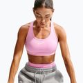 Training bra Nike Swoosh pink rise/white 4