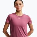 Women's training shirt Nike One Classic pink smoke/white 4