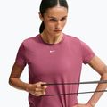 Women's training shirt Nike One Classic pink smoke/white 6
