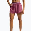 Women's training shorts Nike Pro pink smoke/white 3
