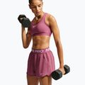 Women's training shorts Nike Pro pink smoke/white 4