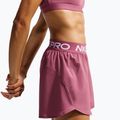 Women's training shorts Nike Pro pink smoke/white 5