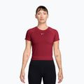 Women's training shirt Nike Pro Seamless tough red/white