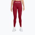 Women's leggings Nike Pro Seamless tough red/white