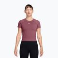 Women's training shirt Nike Pro Seamless pink smoke/white