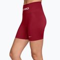 Women's training shorts Nike Pro Seamless tough red/white 3
