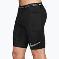 Men's running shorts Nike Stride black/illusion green 3