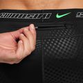 Men's running shorts Nike Stride black/illusion green 4