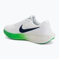 Men's running shoes Nike Revolution 8 white/green spark/midnight navy 2