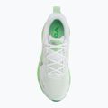 Women's running shoes Nike Vomero 18 white/illusion green/metallic silver 5