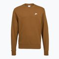 Men's sweatshirt Nike Club ale brown/white 7