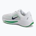 Men's running shoes Nike Quest 7 white/green spark/midnight navy 3