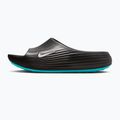 Men's slides Nike ReactX Rejuven8 black/gamma blue/metallic silver