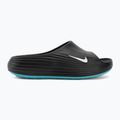 Men's slides Nike ReactX Rejuven8 black/gamma blue/metallic silver 2