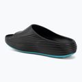 Men's slides Nike ReactX Rejuven8 black/gamma blue/metallic silver 3