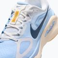 Women's running shoes Nike Structure Plus white/aluminum/sundial/mystic navy 7