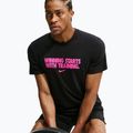 Men's training shirt Nike Dri-Fit Winning black/hyper pink 5