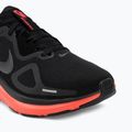 Men's running shoes Nike Structure 26 black/bright crimson/metallic dark grey 7