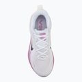 Women's Nike Vomero 18 Wide Running Shoes white/bleached lilac/light magenta/black 5