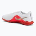 Men's football boots Nike Tiempo Maestro Club White/Bright Crimson/Blur 3